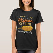 Human Costume Corn Dog Tシャツ (正面)