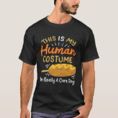 Human Costume Corn Dog Tシャツ (正面)