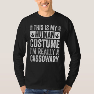 Human Costume I'm Really A Cassowary Retro Cassowa Tシャツ