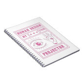 human design projector type pink ノートブック (右側)