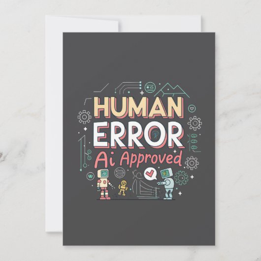 Human Error AI Approved Robot Art シーズンカード (正面)