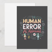 Human Error AI Approved Robot Art シーズンカード (正面/裏面)
