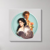 Human Form, Feline Soul – Mystic Cat Wall Art キャンバスプリント (正面)