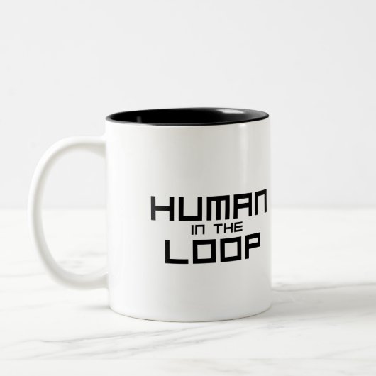 Human in the Loop Minimalist  ツートーンマグカップ (左)
