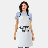 Human in the Loop Minimalist Industrial Apron エプロン (着用した状態)