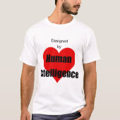 Human intelligence tシャツ (正面)