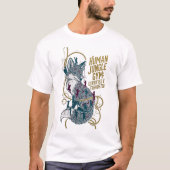 Human Jungle Gym Fox Tee | 認定資格:疲労困憊 Tシャツ (正面)