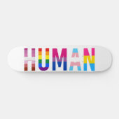 HUMAN LGBT国旗ゲイプライド月トランスジェンダー スケートボード (横)