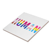 HUMAN LGBT国旗ゲイプライド月トランスジェンダー タイル (側面)