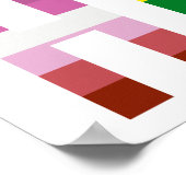 HUMAN LGBT国旗ゲイプライド月トランスジェンダー ポスター (角)