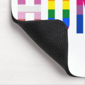 HUMAN LGBT国旗ゲイプライド月トランスジェンダー マウスパッド (コーナー)