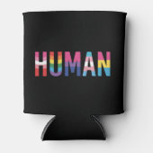 HUMAN LGBT国旗ゲイプライド月トランスジェンダー 缶クーラー (正面)