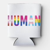 HUMAN LGBT国旗ゲイプライド月トランスジェンダー 缶クーラー (正面)