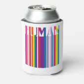 HUMAN LGBT国旗ゲイプライド・トランスジェンダー・レインボー 缶クーラー (缶裏面)