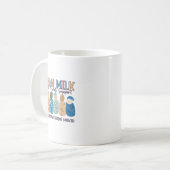 Human Milk Moms Milk S National Breastfeeding Mont コーヒーマグカップ (正面左)