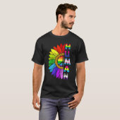 HUMAN Rainbow LGBT Flag Gay Pride Month Lesbian 8 Tシャツ (正面フル)