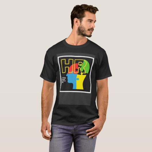Human Resource HR Solving People Puzzles Daily Tシャツ (正面フル)