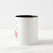 Human Resources Don't Make Me Use My HR Voice ツートーンマグカップ (中央)
