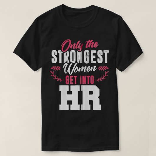 Human Resources  HR Lady Funny Female HR Gift Zip  Tシャツ (デザイン正面)