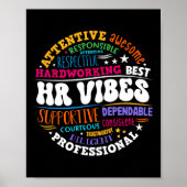 Human Resources Hr Vibes Analyst Employee Apprecia ポスター (正面)