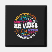 Human Resources Hr Vibes Analyst Employee Apprecia マグネット (正面)