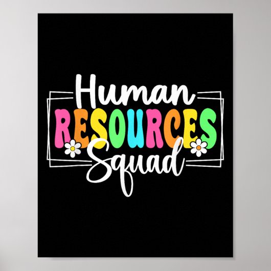 Human Resources Squad Back To School Hr Crew ポスター (正面)