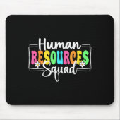 Human Resources Squad Back To School Hr Crew  マウスパッド (正面)