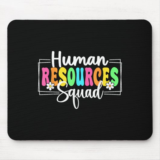 Human Resources Squad Back To School Hr Crew  マウスパッド (正面)