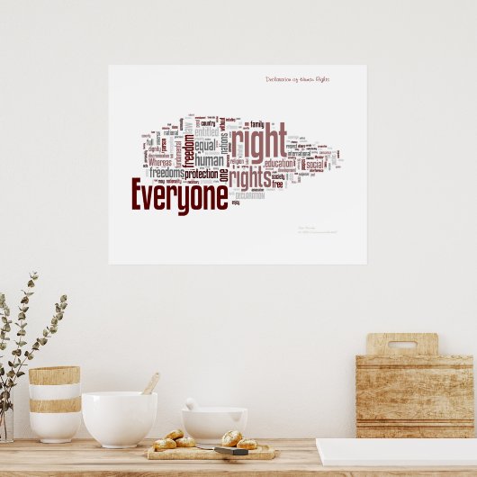 Human Rights ポスター (キッチン)