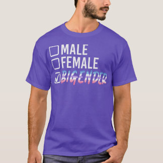 Human Rights Bi Gender Flag Gay Pride Lgbtq Bigend Tシャツ