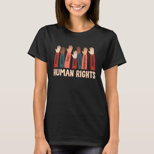 Human Rights  Diversity Tシャツ (正面)