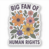 Human Rights Supporter Sticker シール (正面)