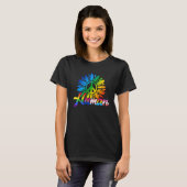 Human Sunflower Rainbow LGBT Flag Gay Pride Proud  Tシャツ (正面フル)