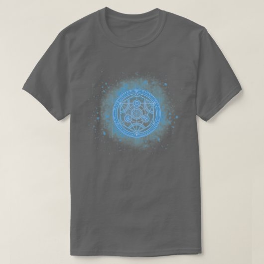 Human transmutation circle Fullmetal Alchemist Tシャツ (デザイン正面)
