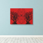 human tree キャンバスプリント (インサイチュ (ウッドフロア))
