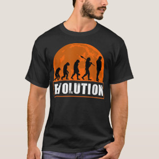 Human Truck Driver Evolution Funny Truck Driver  Tシャツ