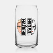 HUMAN x MACHINE ガラス缶 (正面)