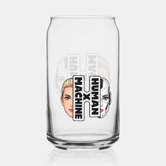 HUMAN x MACHINE ガラス缶 (裏面)