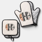 HUMAN x MACHINE 鍋つかみ&鍋敷きセット (正面/裏面)