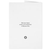 Humanity Is the Path Greeting Card (裏面)