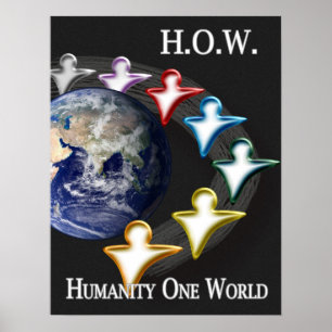 Humanity One Worldポスター ポスター
