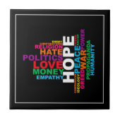 Humanity Word Cloud タイル (正面)