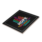 Humanity Word Cloud タイル (側面)