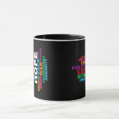 Humanity Word Cloud マグカップ (中央)