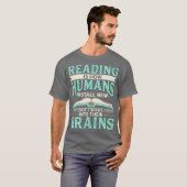 Humans読が新しいソフトウェアをインストールする方法 Tシャツ (正面フル)