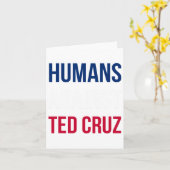 Humans Against Ted Cruz -テキサス州国旗 カード (黄色い花)