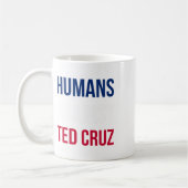 Humans Against Ted Cruz -テキサス州国旗 コーヒーマグカップ (左)