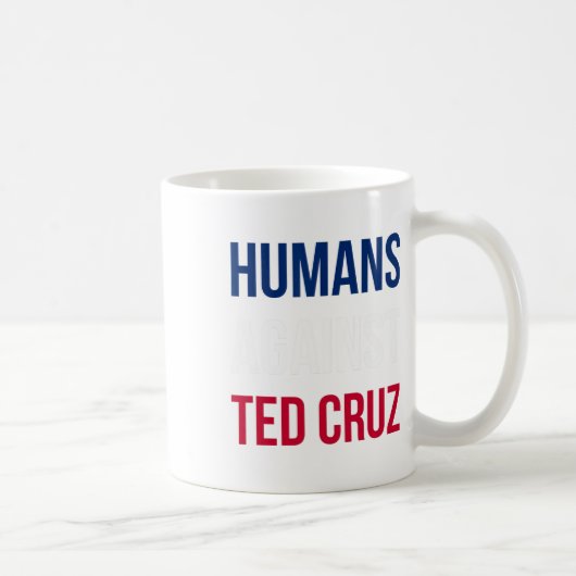 Humans Against Ted Cruz -テキサス州国旗 コーヒーマグカップ (右)