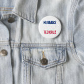 Humans Against Ted Cruz -テキサス州国旗 缶バッジ (インサイチュ)