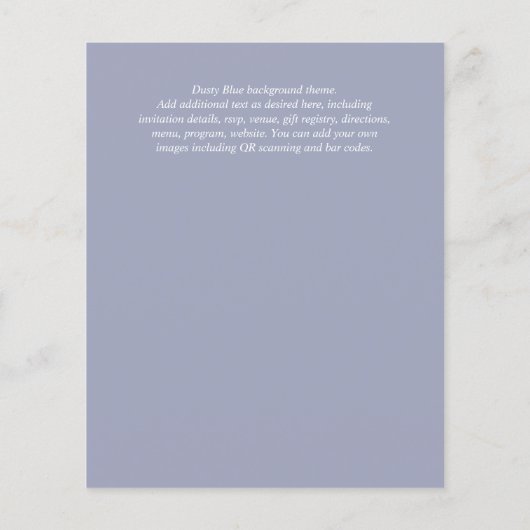 Humans Are – 写真婚約したパーティの招待状 (裏面)